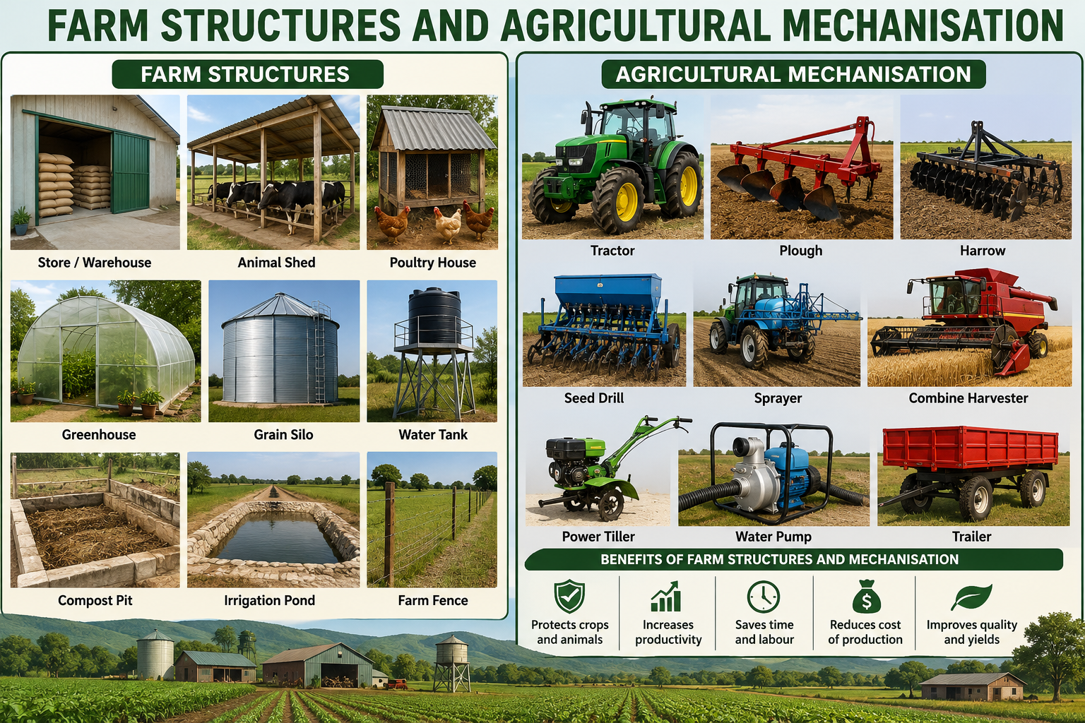 Module 5: Farm Structures and Agricultural Mechanization
