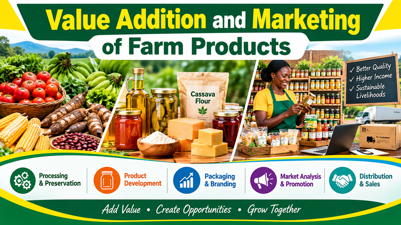Module 6: Value Addition and Marketing of Farm products